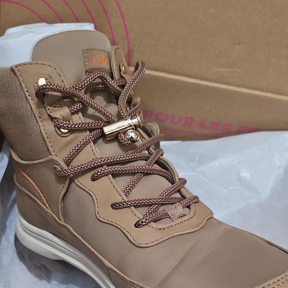 Ryka Women's Brae 2 Winter Boots (Walnut Brown Faux Leather) - USED ONCE - Picture 4 of 8